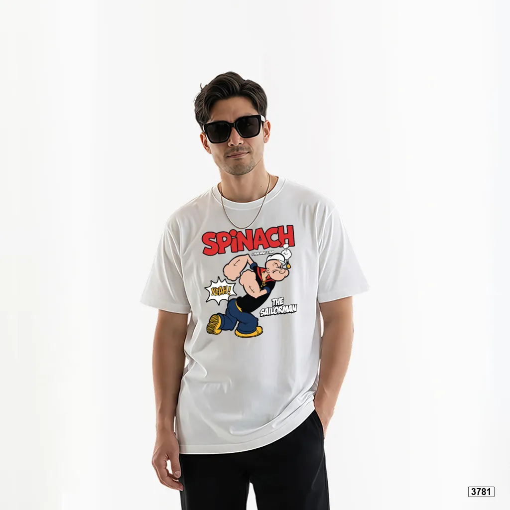 Áo thun Popeyes Spinach basic street style cool ngầu dễ phối TeePrint 3781_thumbnail_3