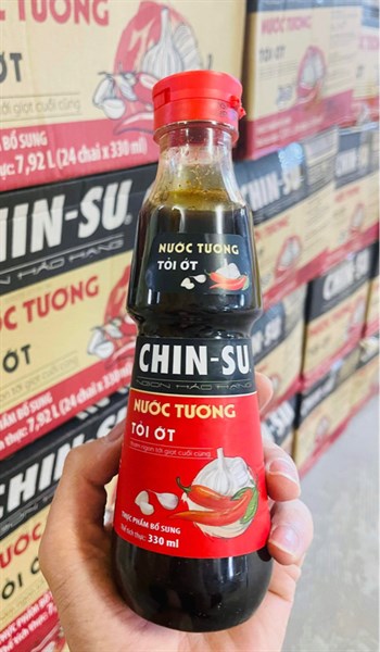 Xì dầu ChinSu tỏi ớt | Chai 330ml_thumbnail_0