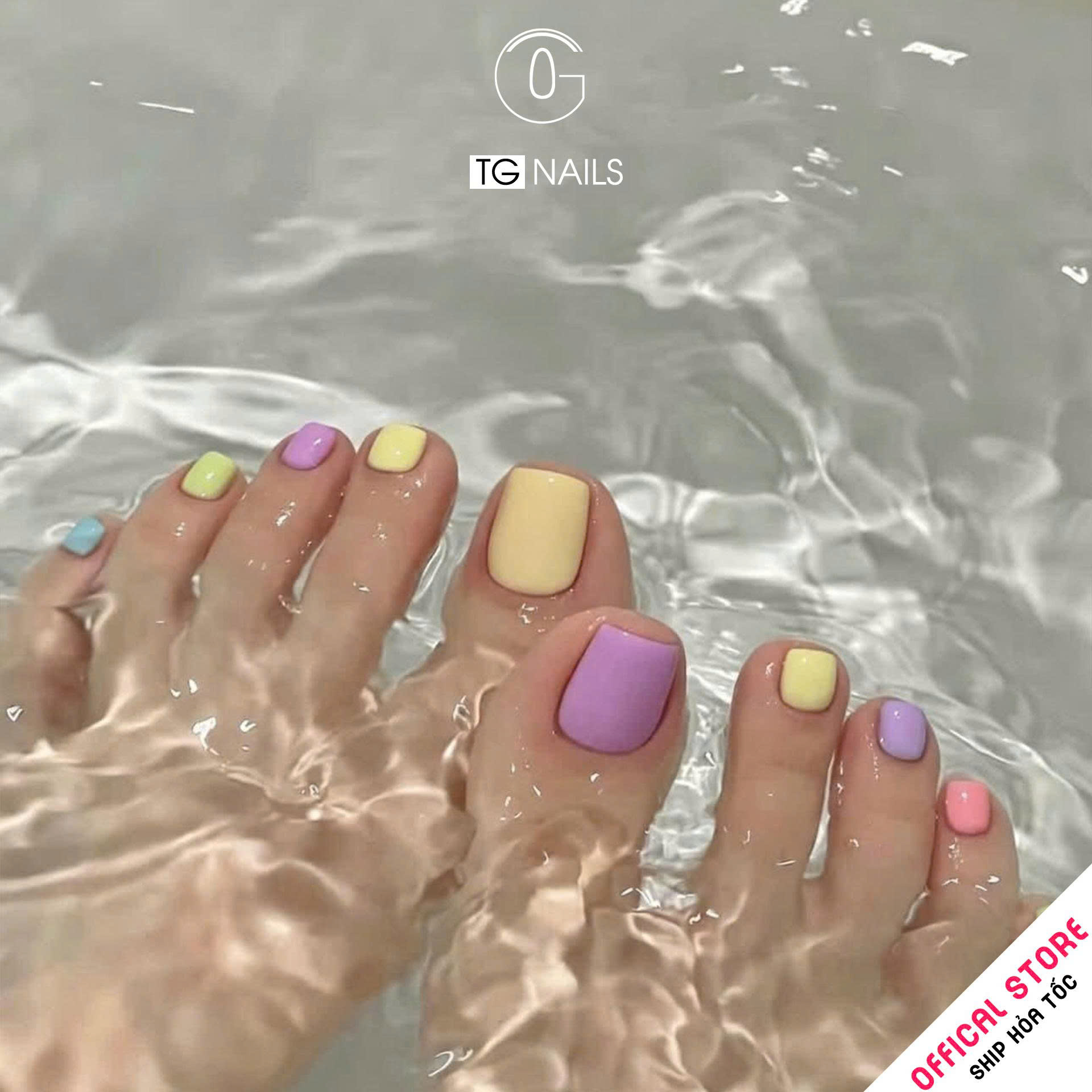 Sơn móng TG Nails gel. Khối lượng tịnh: 10g/ lọ. Nhãn hàng TG nail gel - Com bo Sơn GEL 6 màu Pastel_thumbnail_7