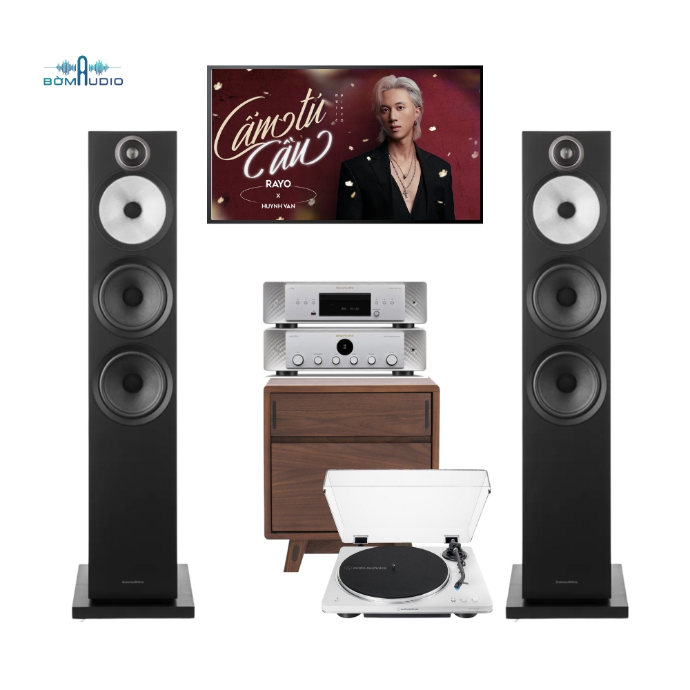 Combo Amply MARANTZ MODEL 60N + Đầu CD MARANTZ CD60 + Loa B&W 603 S3 + Mâm Than AUDIO TECHNICA AT-LP70XBT - B430_thumbnail_1