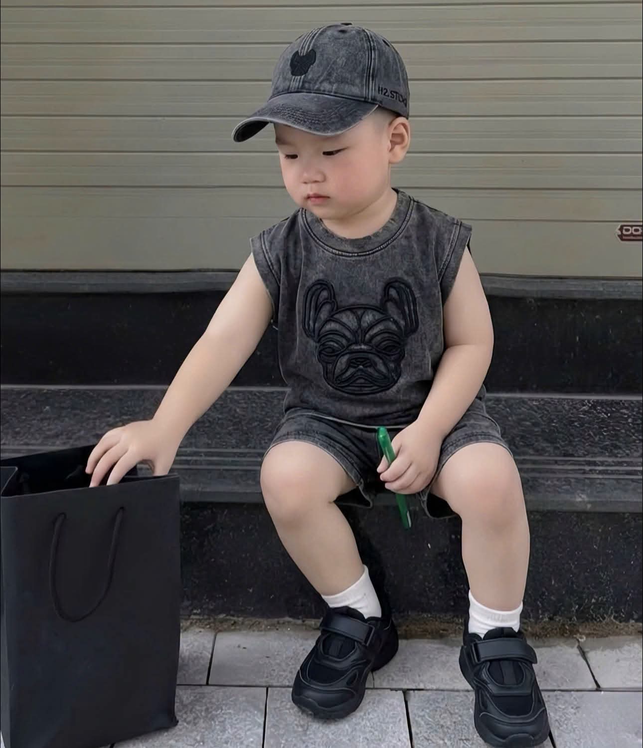 Set bộ sát nách xám đen mickey_thumbnail_1
