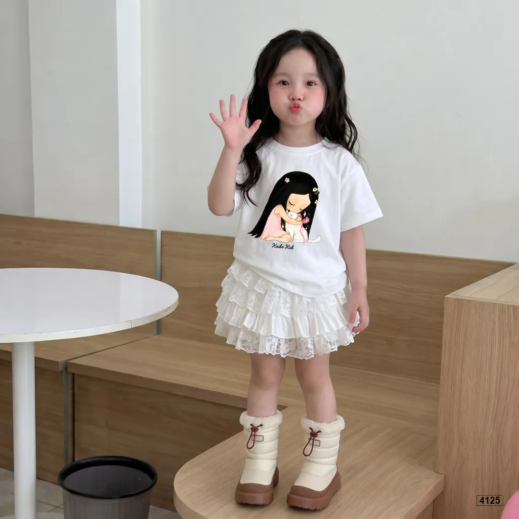 Áo thun trẻ em hoạt hình bé gái Kado 4125_thumbnail_5