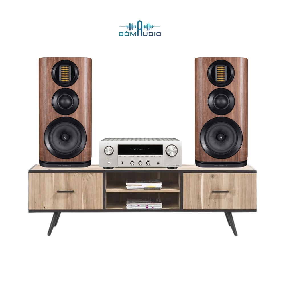 Combo Amply DENON DRA-800H + Loa Bookshelf WHARFEDALE EVO 4.2 - B121_thumbnail_3