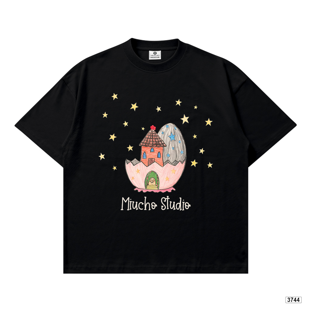 Áo thun nữ form boxy hoạt hình mùa hè Dreamee đáng yêu chất thoáng mát Miucho 3744_thumbnail_10