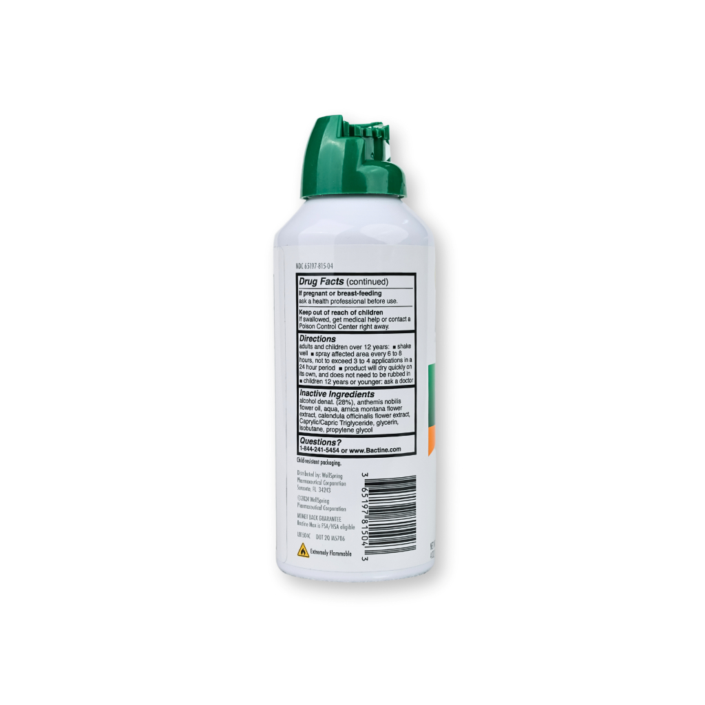 Bactine MAX Pain Relieving Dry Spray (4oz)