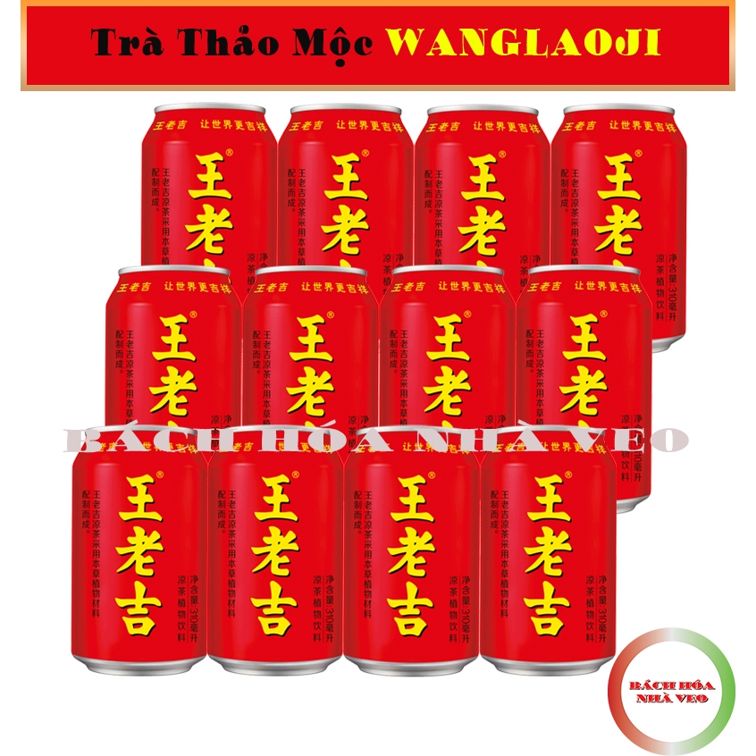 [Thùng 24 Lon] Trà thảo mộc wanglaoji, Nước Sâm, Trà Lon Đỏ Trung Quốc, Hàng Nhập Khẩu Chuẩn, Date Mới_thumbnail_1