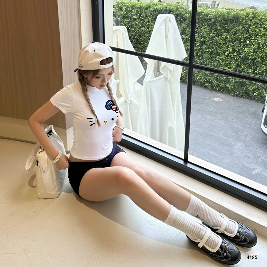 Áo baby tee Kittie đáng yêu ôm body hack dáng Beezy 4185_thumbnail_2
