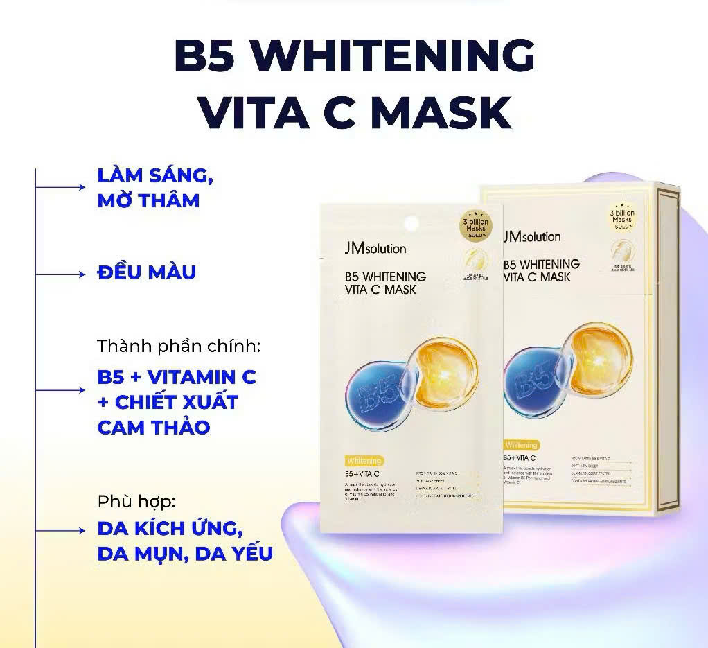 Hộp 10 Miếng Mặt Nạ JMSolution