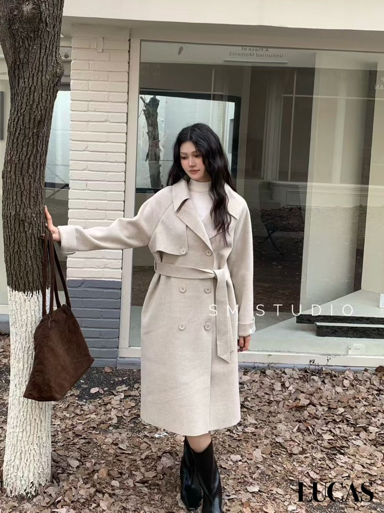 Áo khoác sm cổ vest tay dài dáng dài basic 9904_thumbnail_3