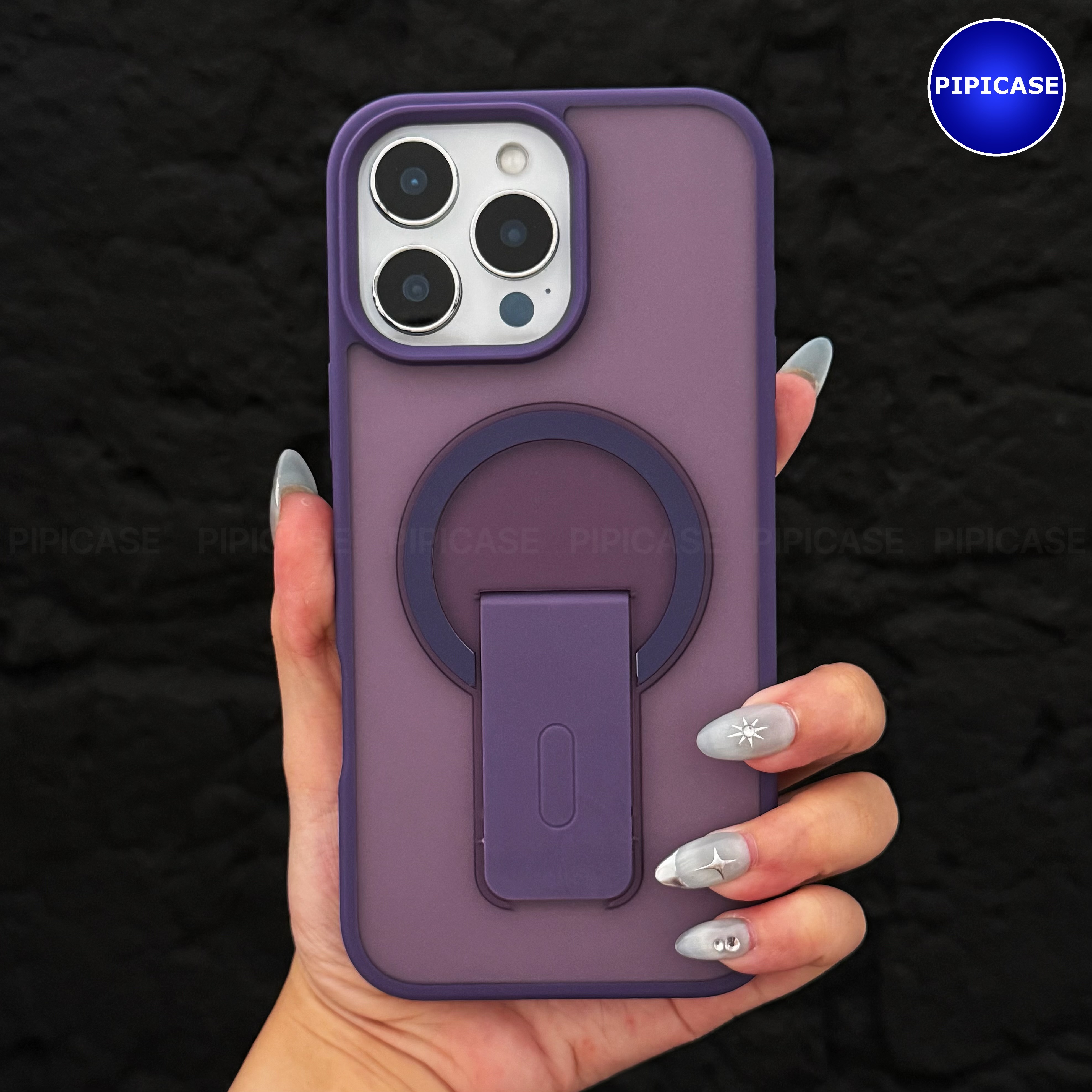 Ốp Lưng iPhone 16 Pro Max - Quin - Tím Đậm_thumbnail_1