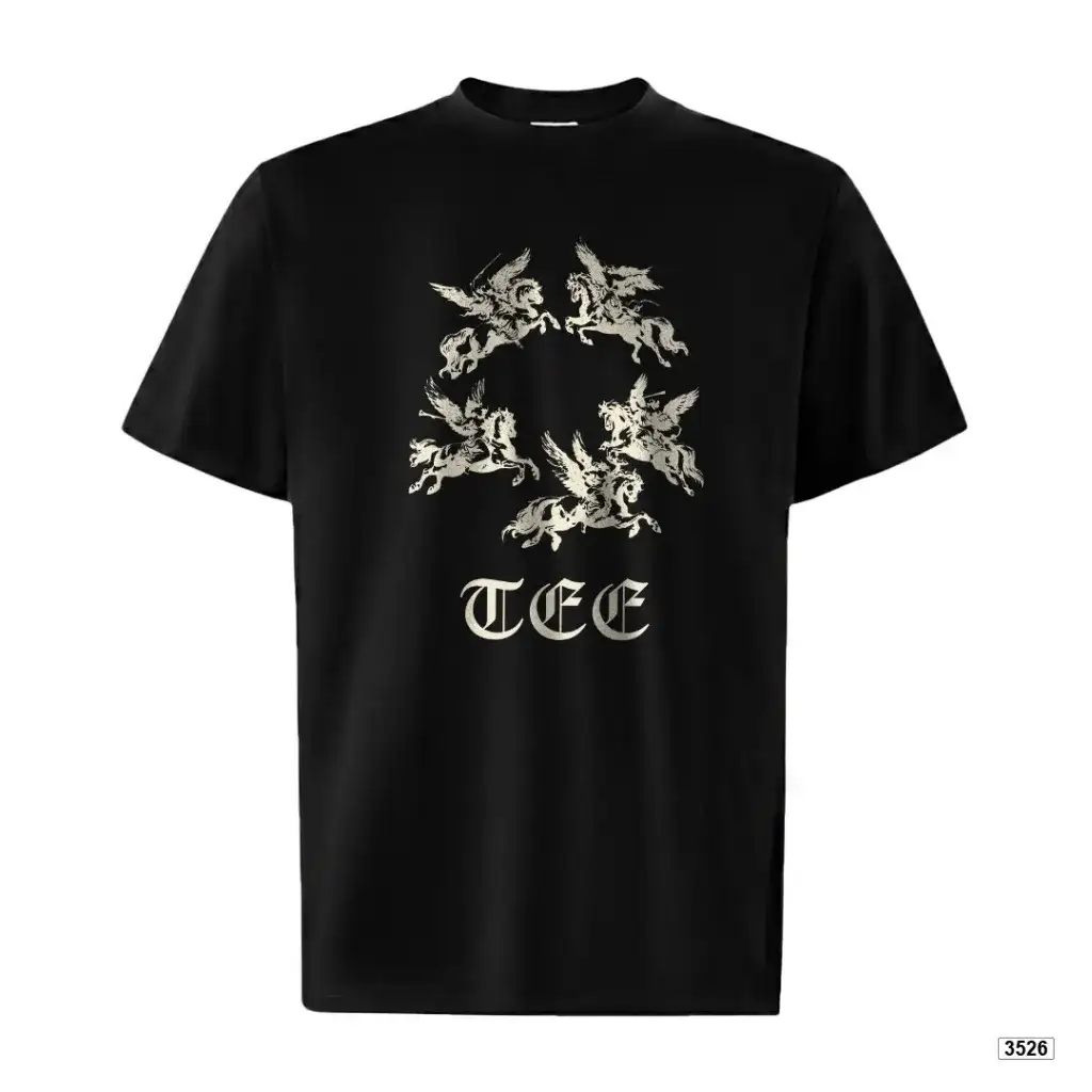 Áo thun nam form rộng Angel Horse TeePrint 3526_thumbnail_8