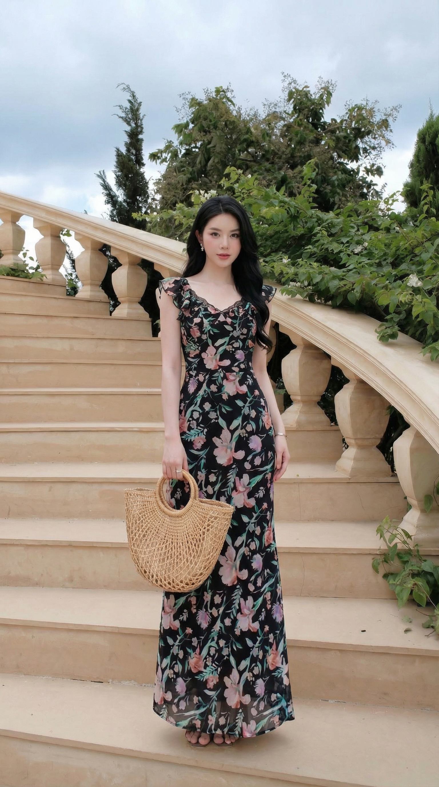 ✨ Đầm Hoa Dịu Dàng ✨