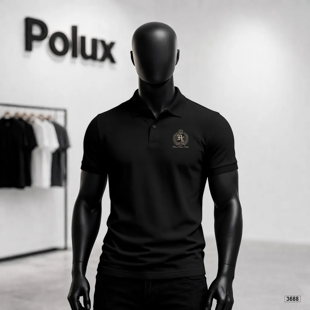 Áo polo cá sấu form vừa basic phong cách cổ điển Polux 3688_thumbnail_2