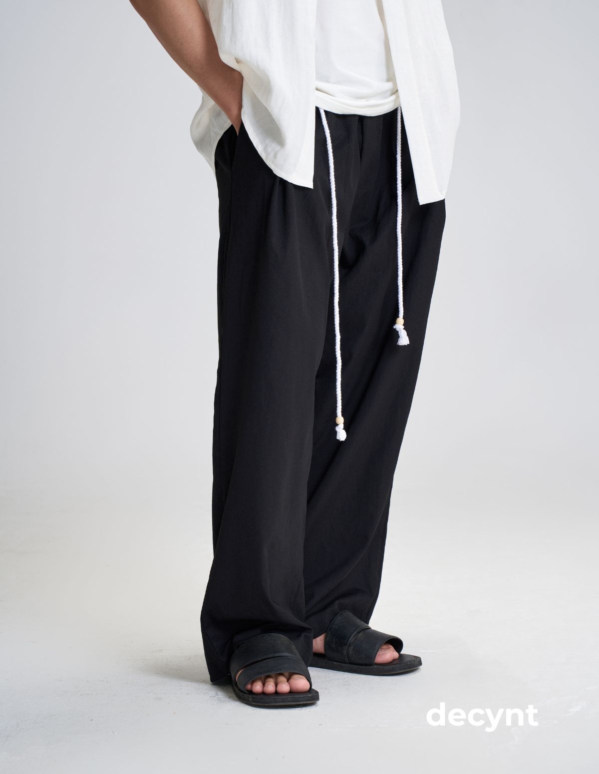 decynt Pants 02 - Quần dài cạp chun dáng suông chất kiệu kaki mềm rủ_thumbnail_6