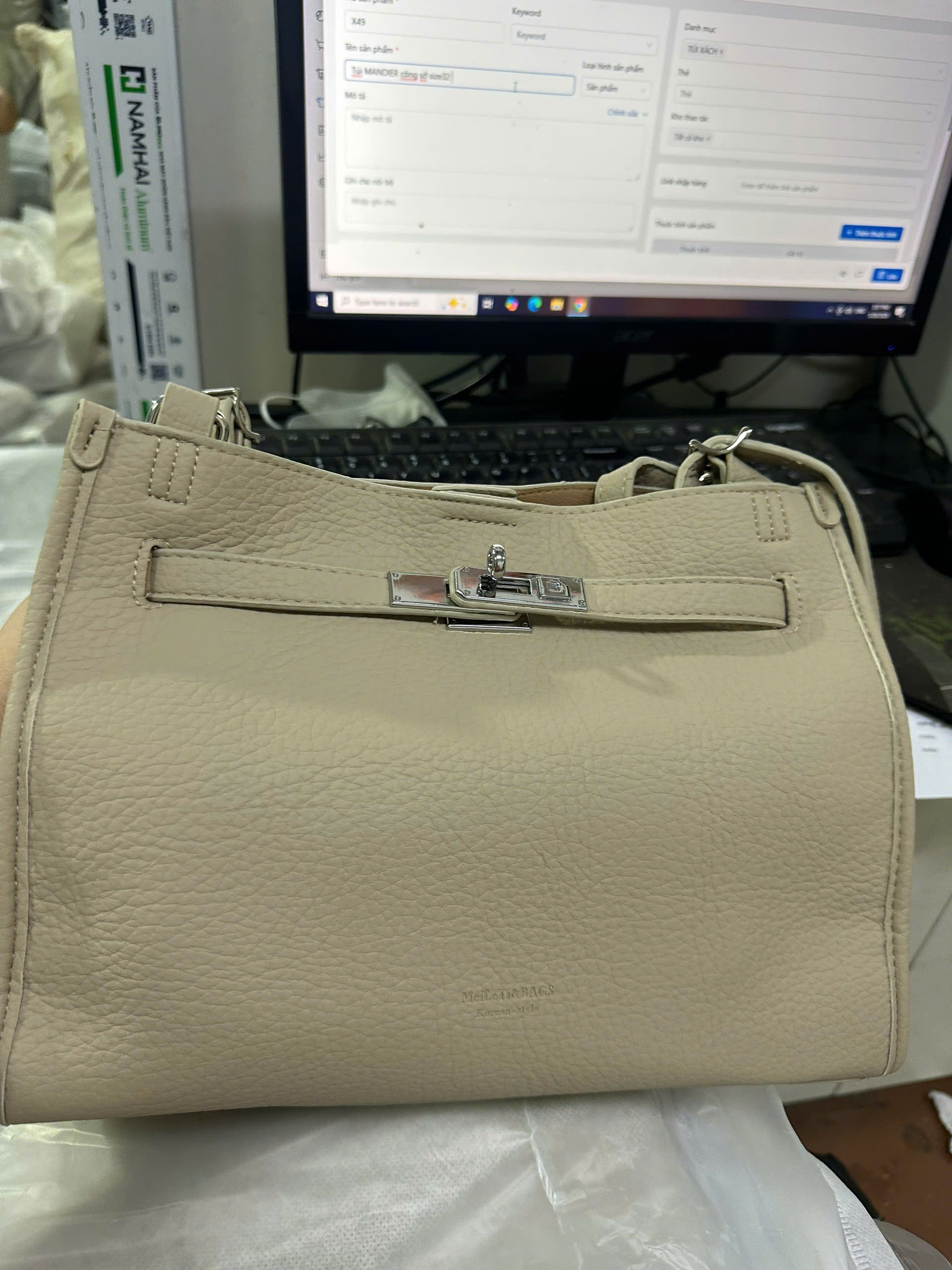 Túi MANDIER công sở size29.5 3301