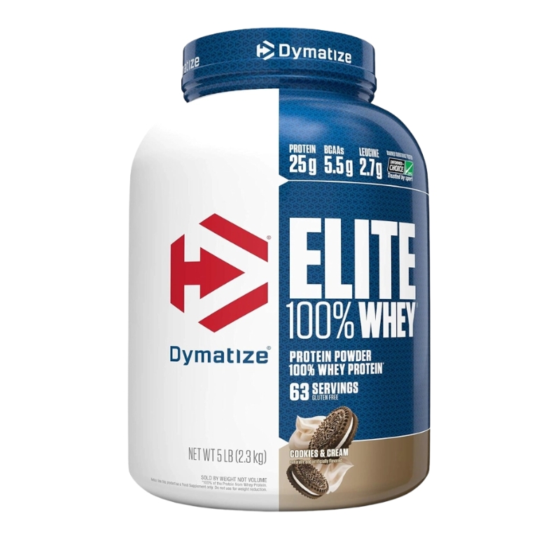 Dymatize Elite 100% Whey Protein Powder, 5Lbs (2.3 Kg)