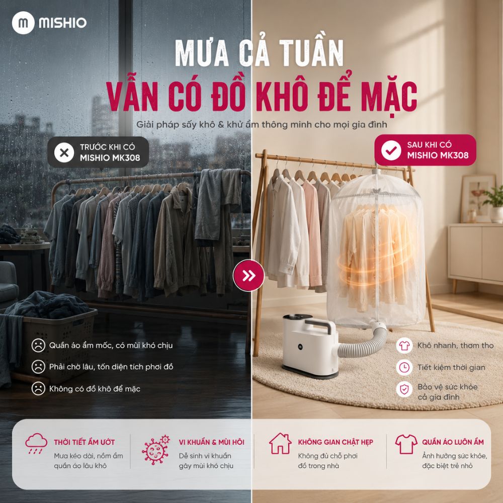 Máy sấy giày diệt khuẩn, khủ mùi hôi quần áo Kachi MK308_thumbnail_9