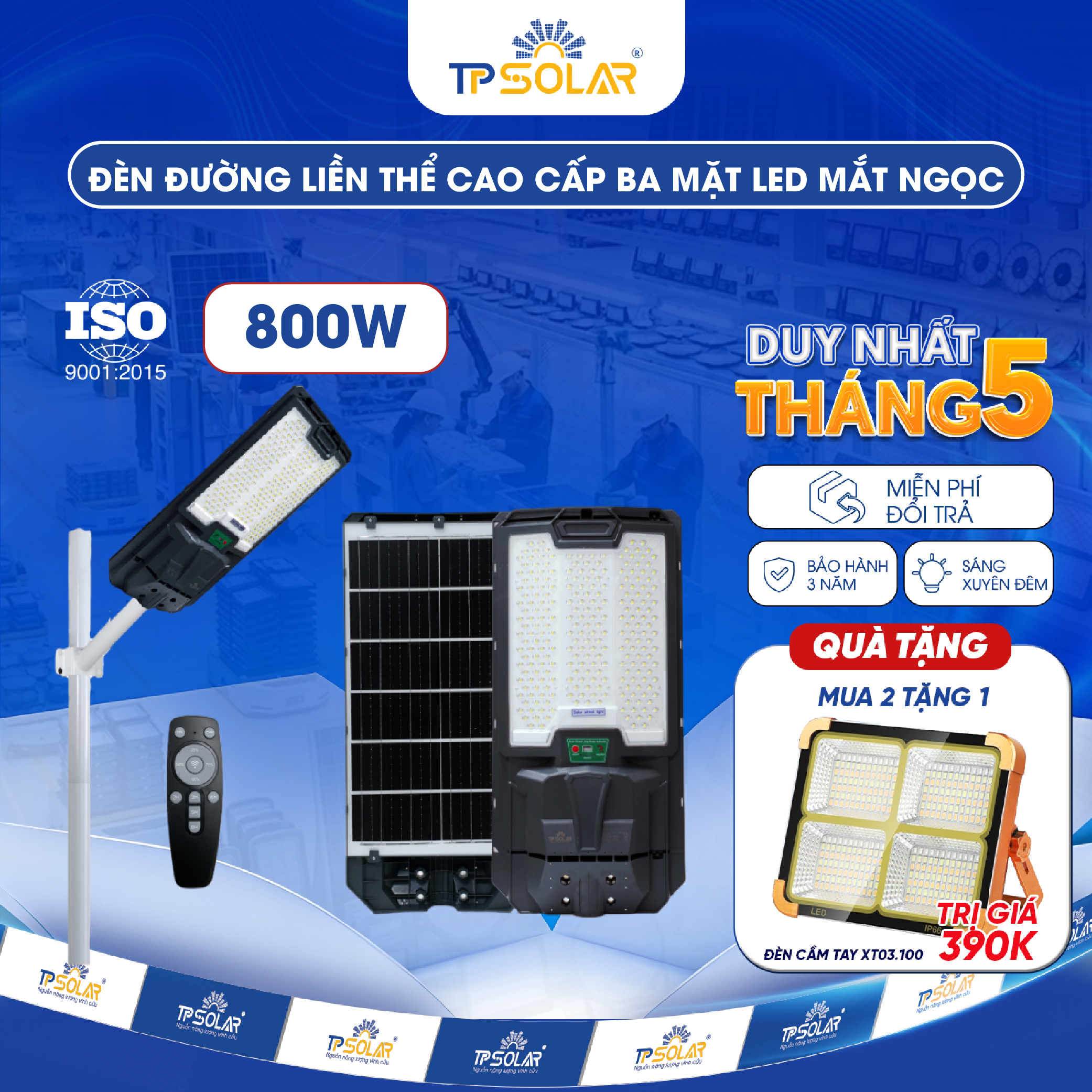 Đèn đường liền thể cao cấp ba mặt LED mắt ngọc (TP.LT11.500 / TP.LT11.800)_thumbnail_8