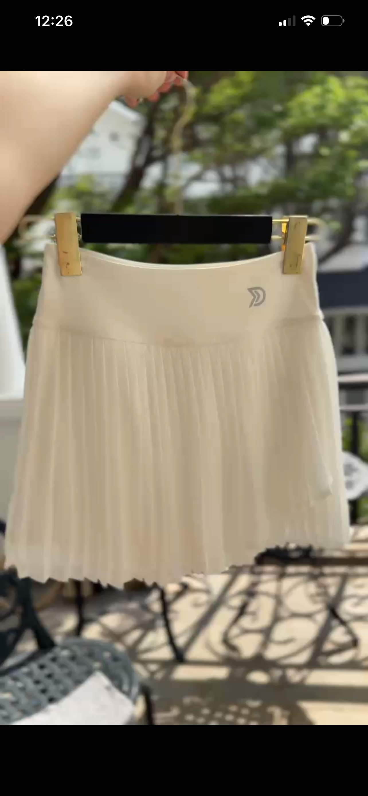 Váy xếp ly voan T247