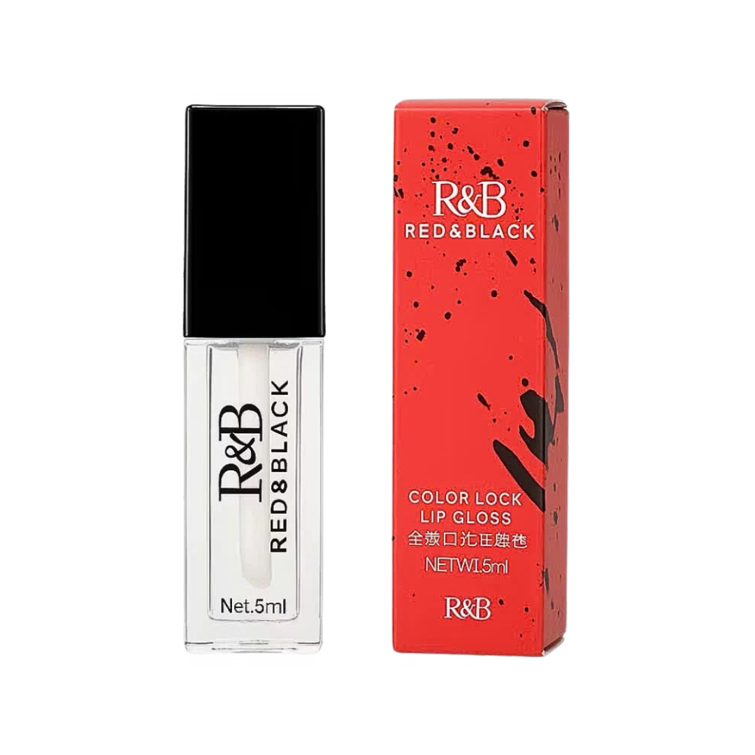 [R&B] Son bóng khóa màu R&B Red & Black 5ml