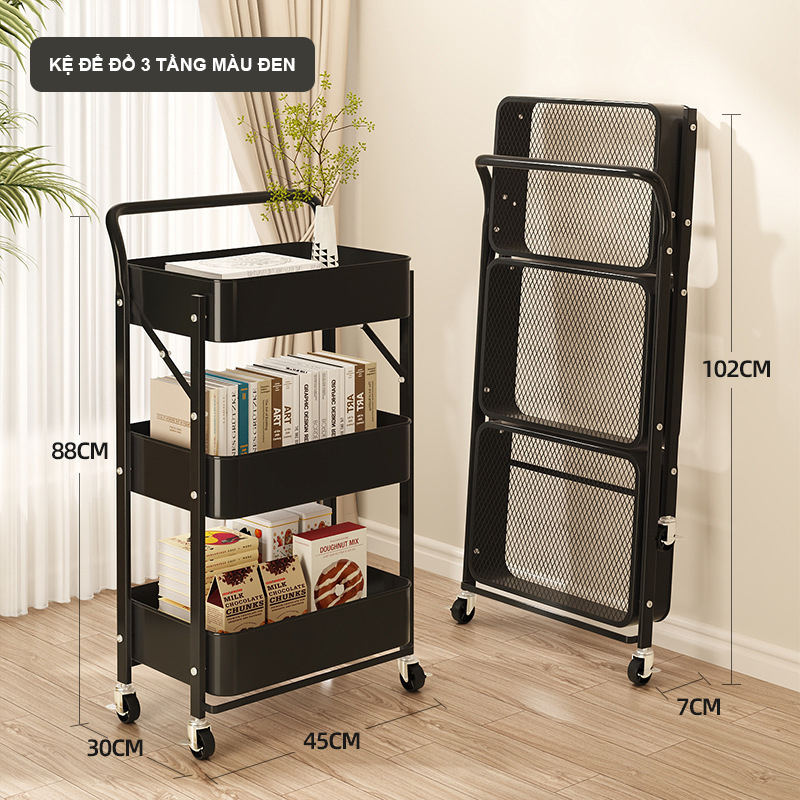 Kệ 3 tầng gấp gọn có bánh xe_thumbnail_9