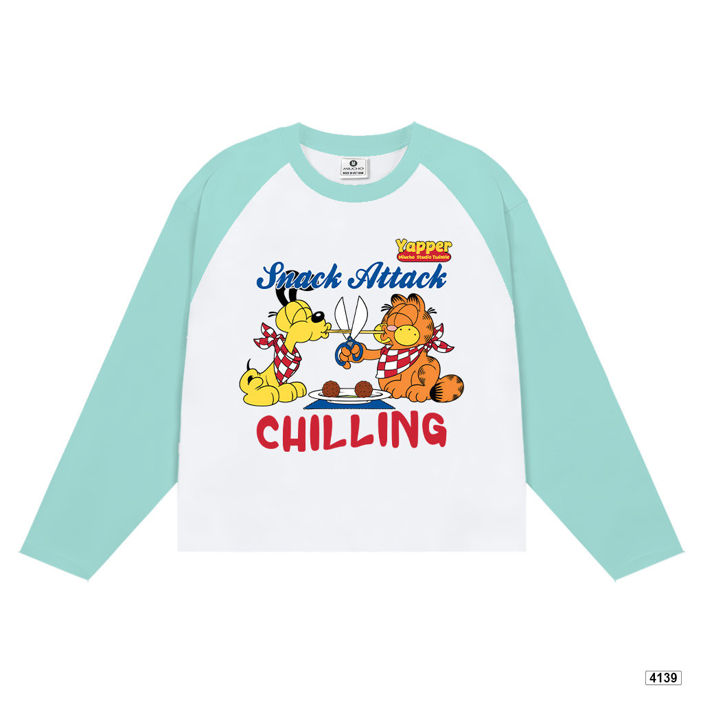 Áo thun boxy raglan tay dài Chilling Miucho 4139_thumbnail_9