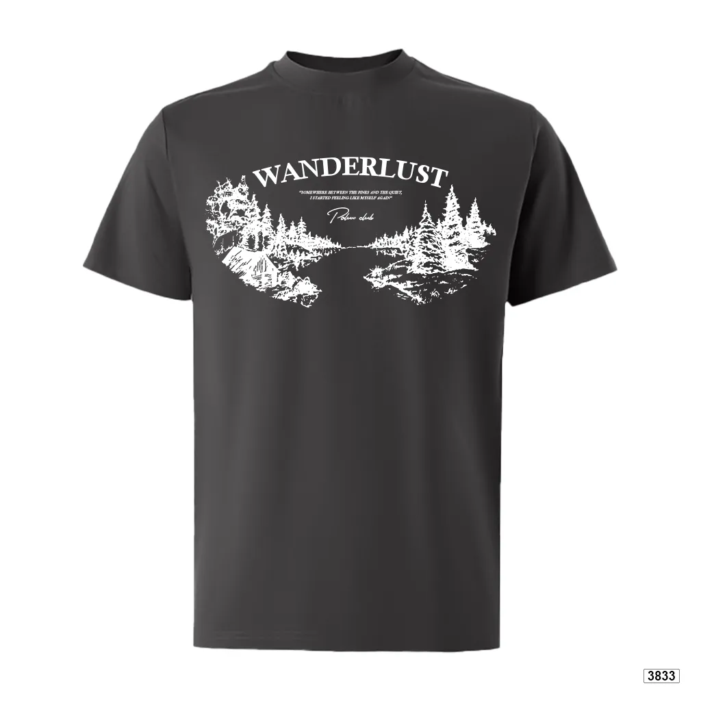 Áo thun nam Wanderlust aesthetic phong cách tối giản Hàn Quốc dễ phối Polux 3833_thumbnail_12
