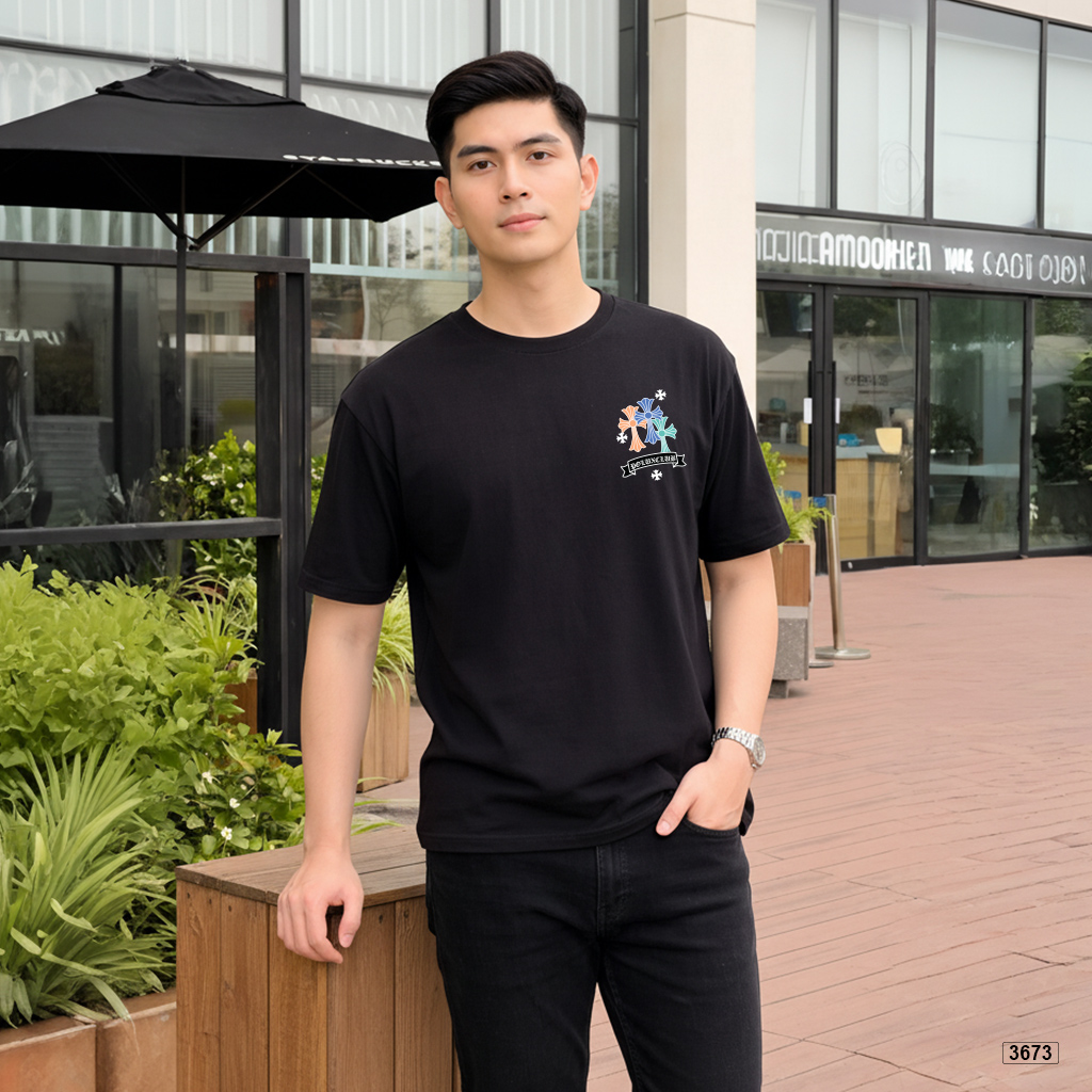 Áo thun nam oversize dày dặn đứng form Polux 3673_thumbnail_5