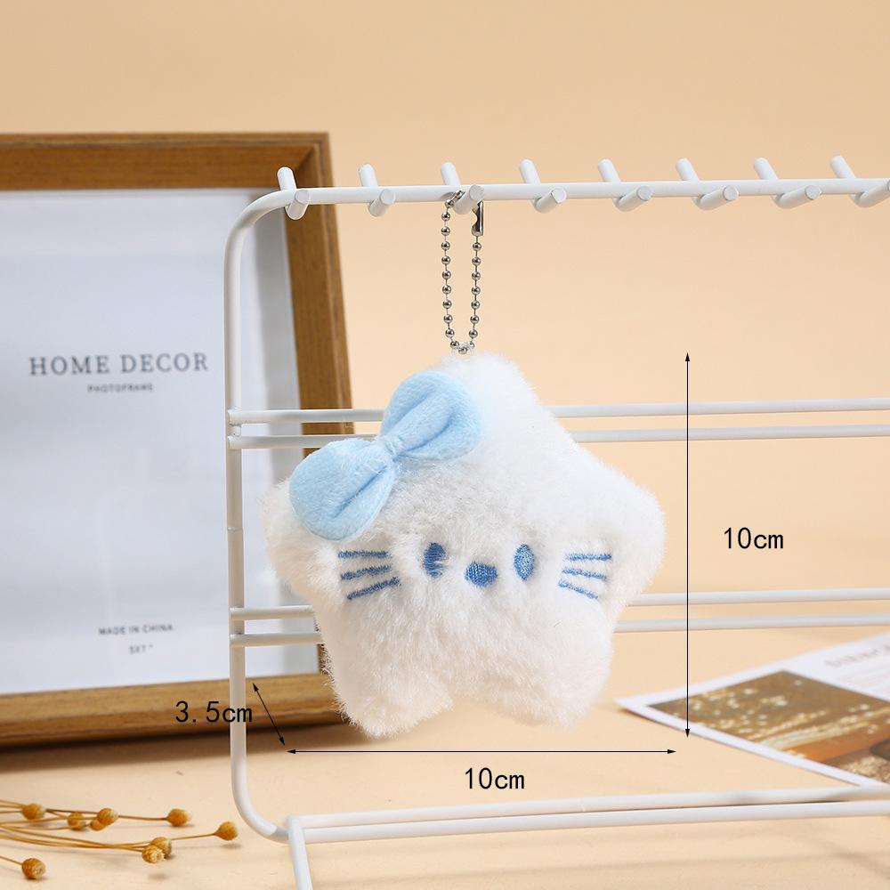 Móc Khóa Bông Ngôi Sao Nơ Mèo –  Mềm Mịn Cực Cưng PK015_thumbnail_1