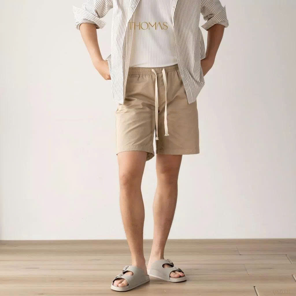 Quần Short Pablo Vải Kaki Form Trên Gối_thumbnail_4