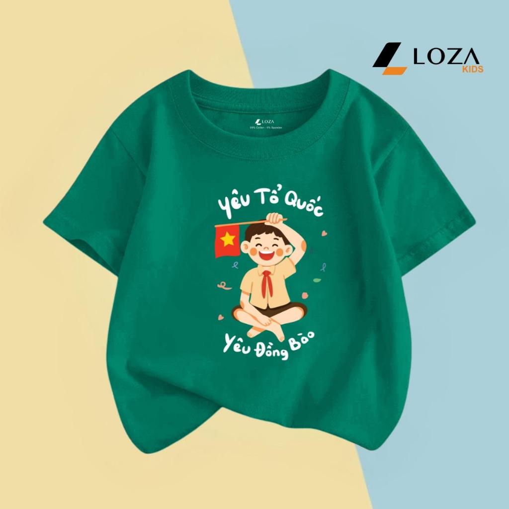 [XẢ KHO SIZE 160] Áo phông cho bé trai chất liệu thun cotton mềm mát từ 35-40kg - Loza Kids XA00011_thumbnail_26