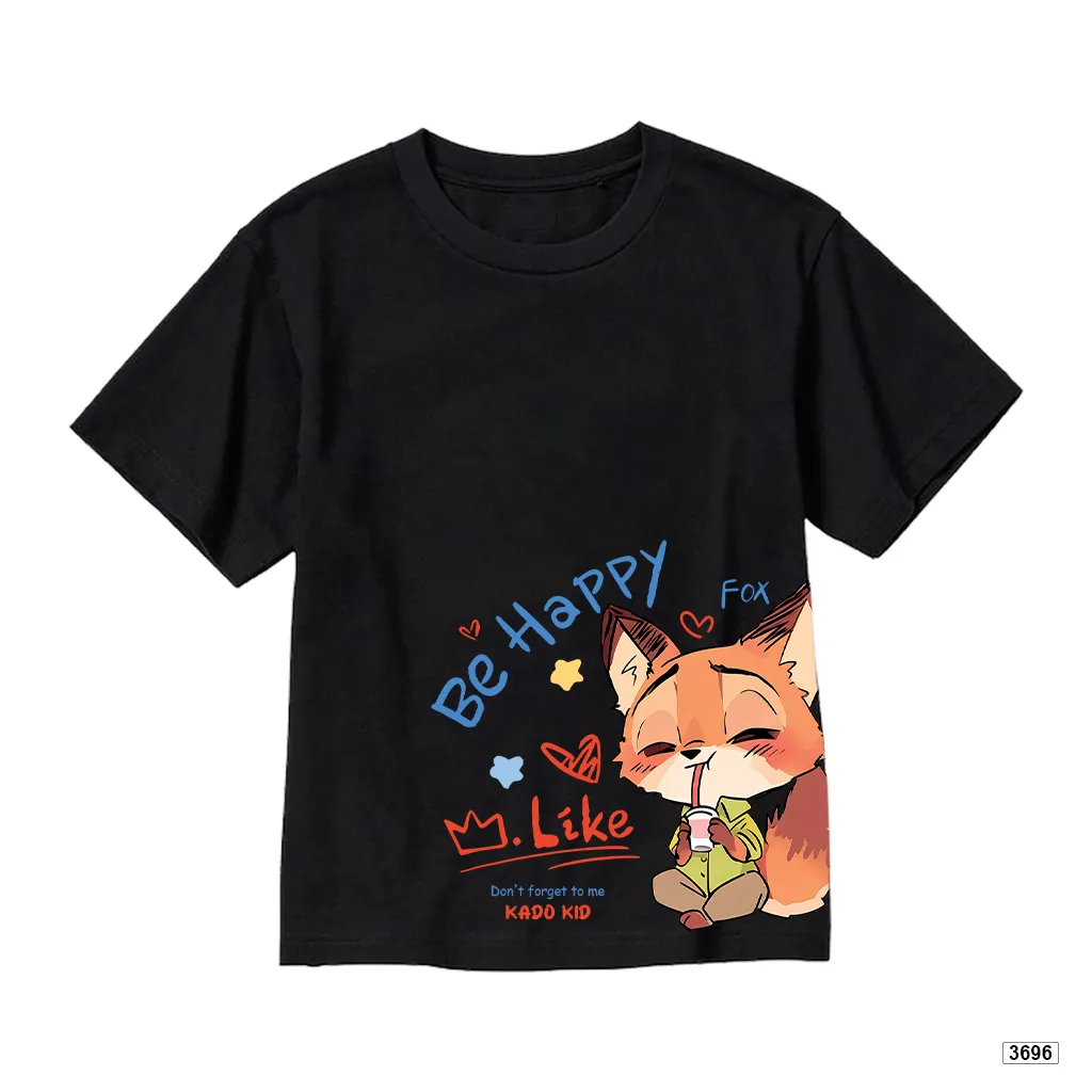 Áo thun bé trai bé gái form rộng hoạt hình Cáo Kado 3696_thumbnail_8