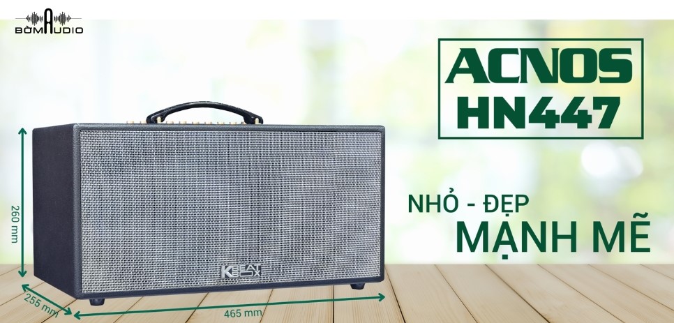 Thông tin chi tiết loa karaoke di động Acnos HN447 