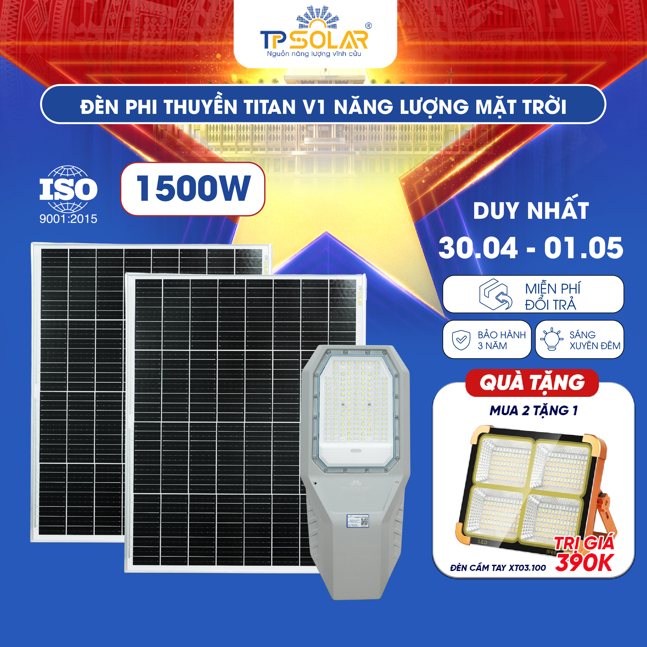 Đèn phi thuyền TITAN V1 năng lượng mặt trời TP SOLAR PRO PT21_thumbnail_10