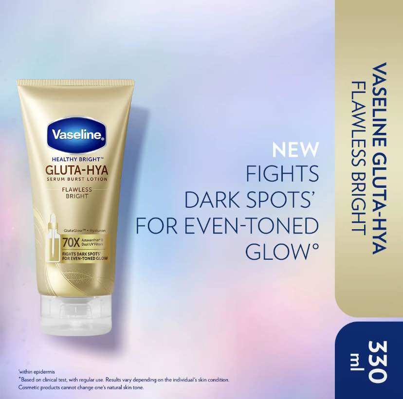 Vaseline® Gluta-Hya Serum Burst Lotion Flawless Bright