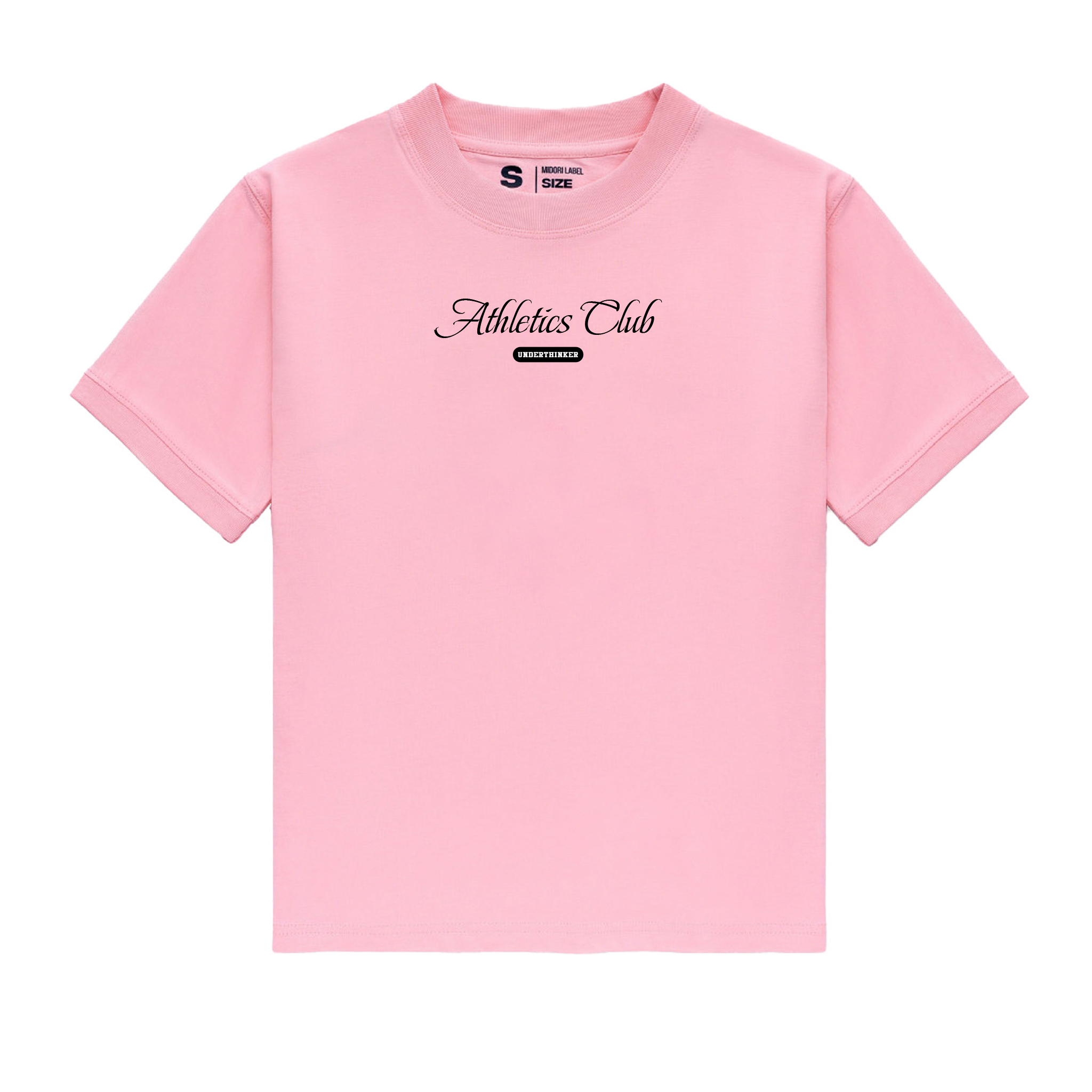 Áo thun cotton BBT ATHLETICS CLUB Underthinker