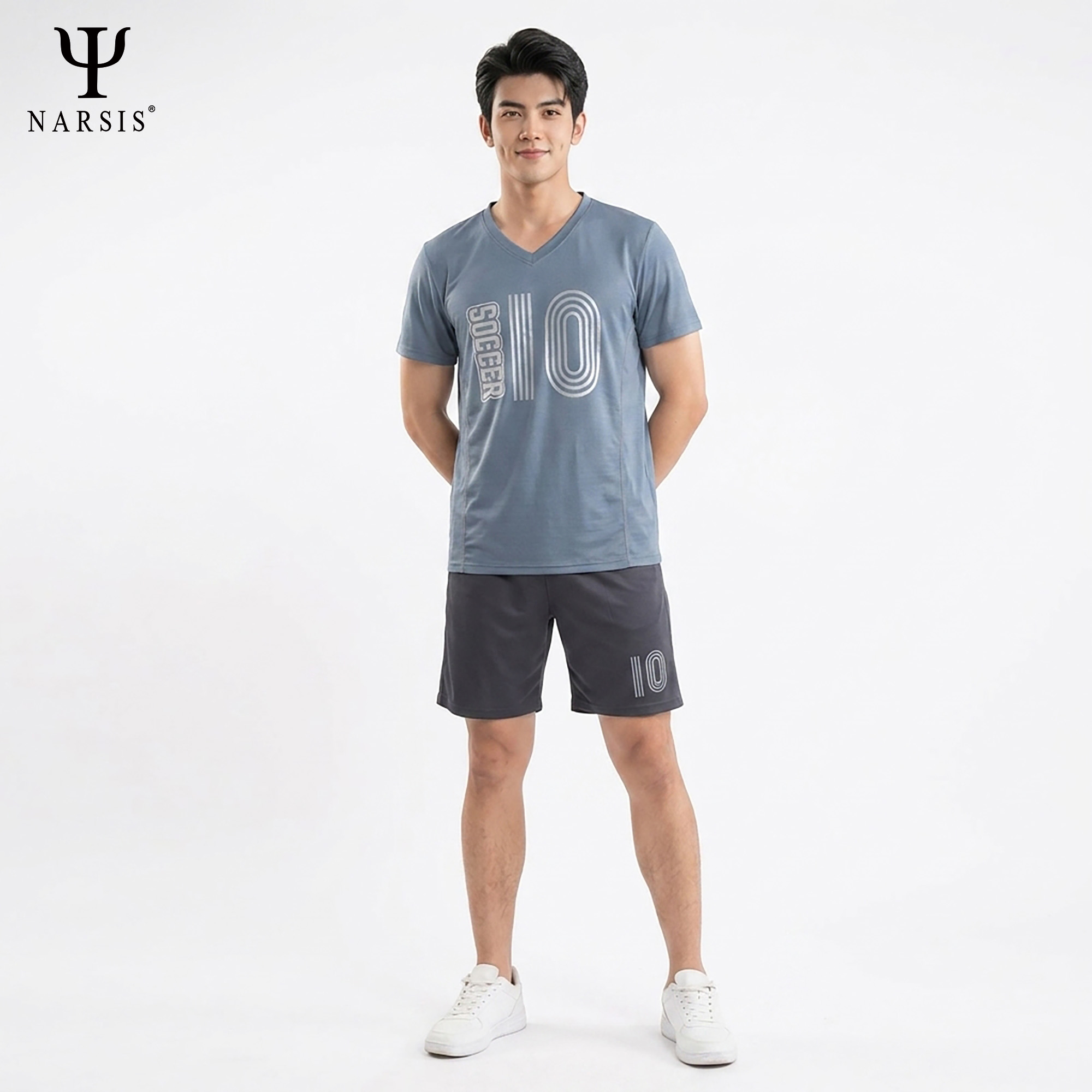 BỘ HÈ NAM E0001 NARSIS CHẤT LIỆU THOÁNG MÁT, DỄ CHỊU, THOẢI MÁI CẢ NGÀY, DỄ VẬN ĐỘNG