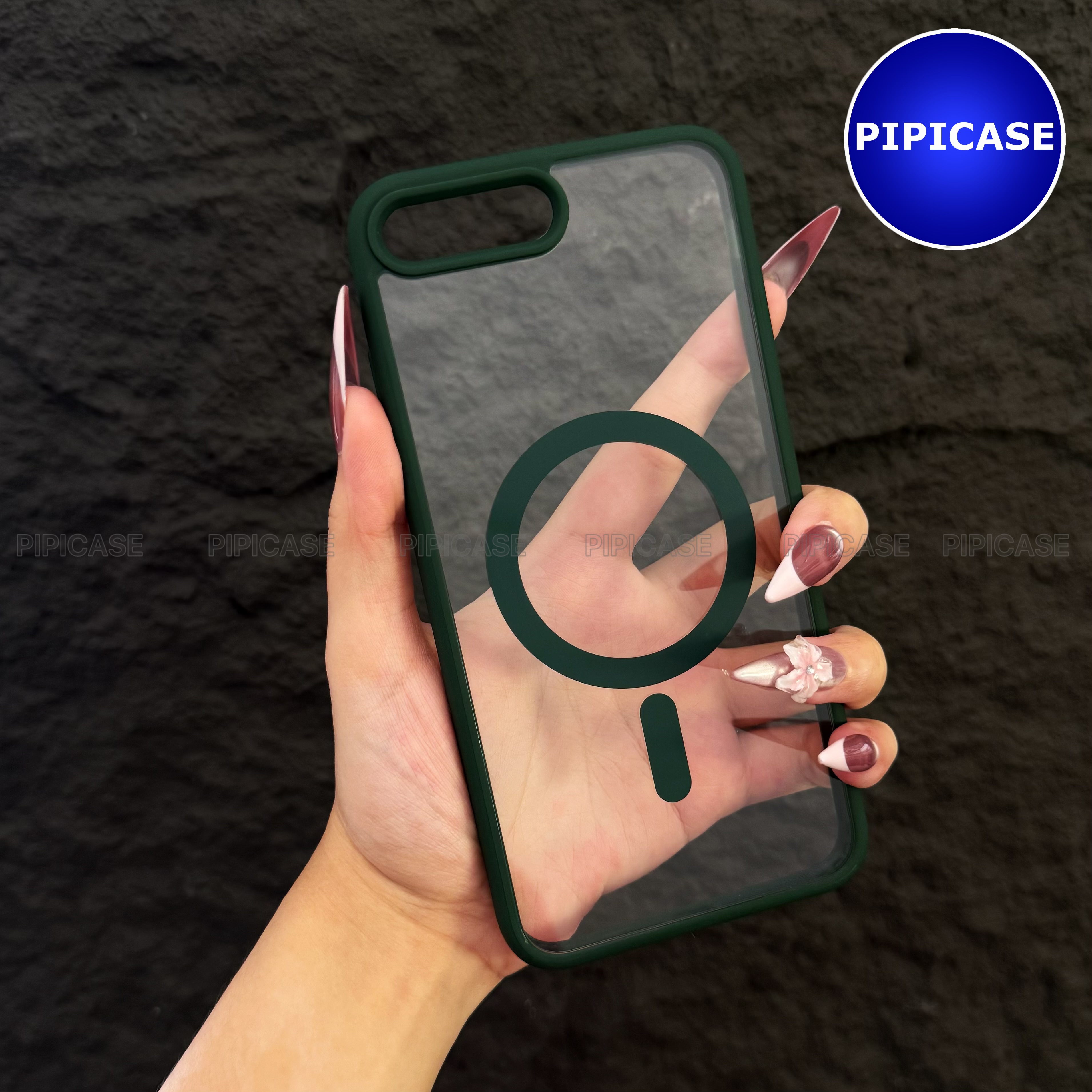 Ốp Lưng iPhone 7 Plus / 8 Plus - Chic - Xanh Lá_thumbnail_1