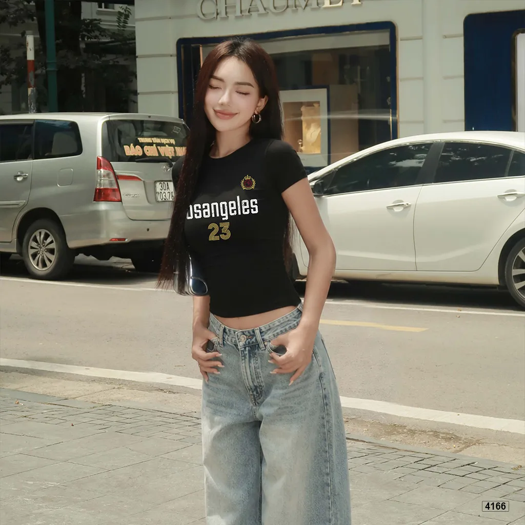 Áo thun babytee form ôm body Losangeles Bezzy 4166_thumbnail_2