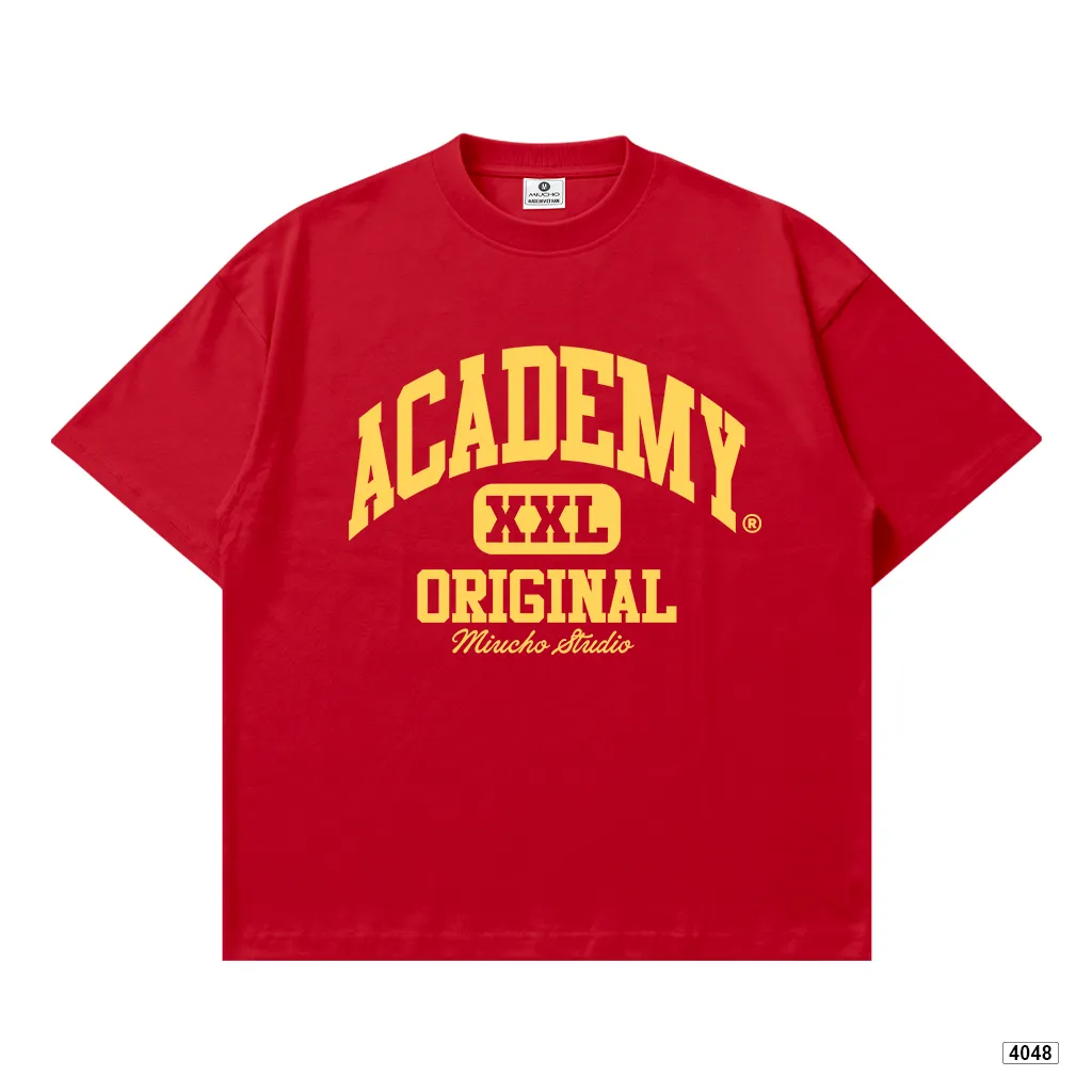 Áo thun boxy unisex dáng ngắn Academy Miucho 4048_thumbnail_14