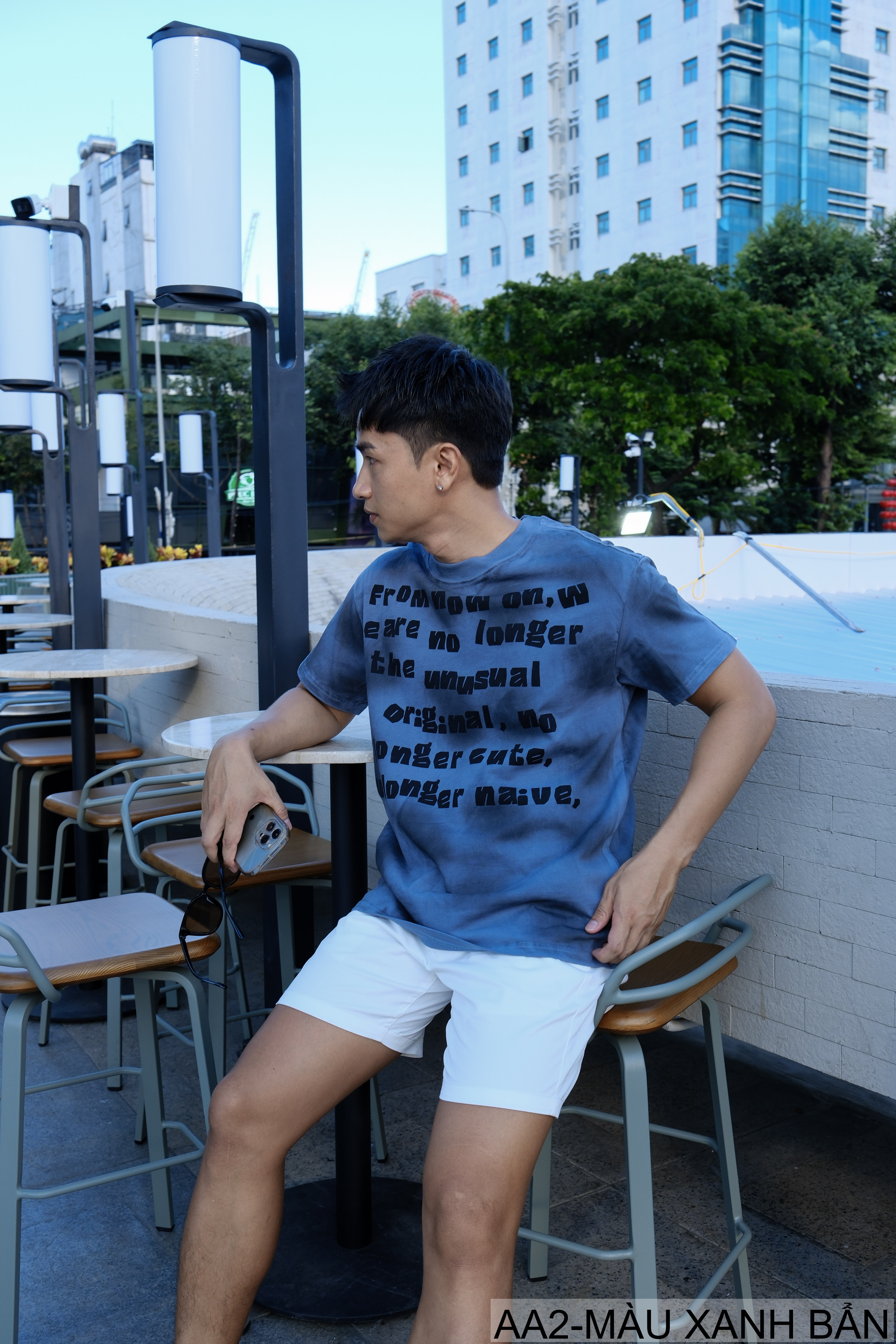 AA2 - Áo thun nam cổ tròn tay ngắn phong cách retro streetwear, chất cotton mềm, dáng rộng, màu Xanh Bẩn & Đỏ Bẩn_thumbnail_18