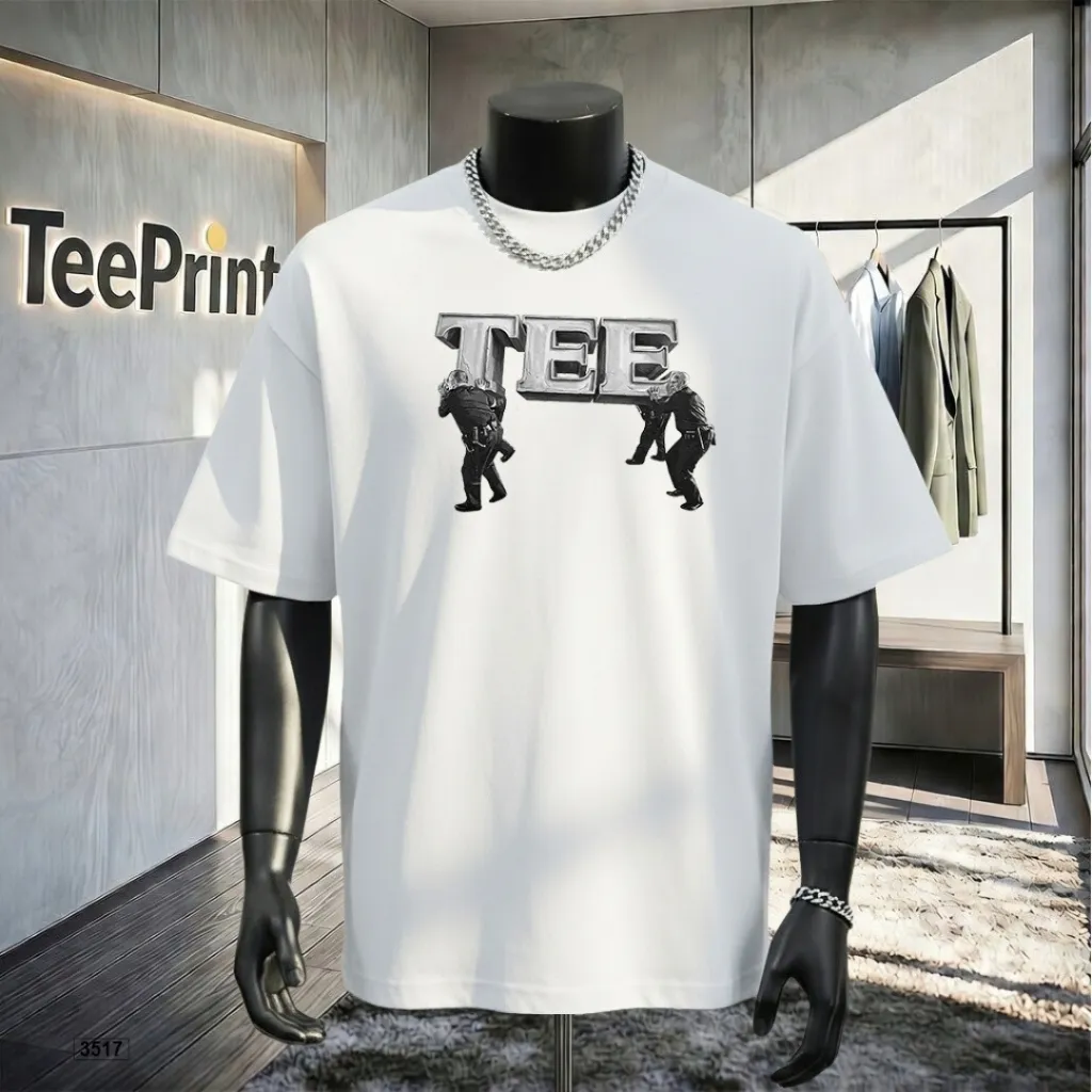 Áo thun nam oversize thiết kế cá tính TeePrint 3517