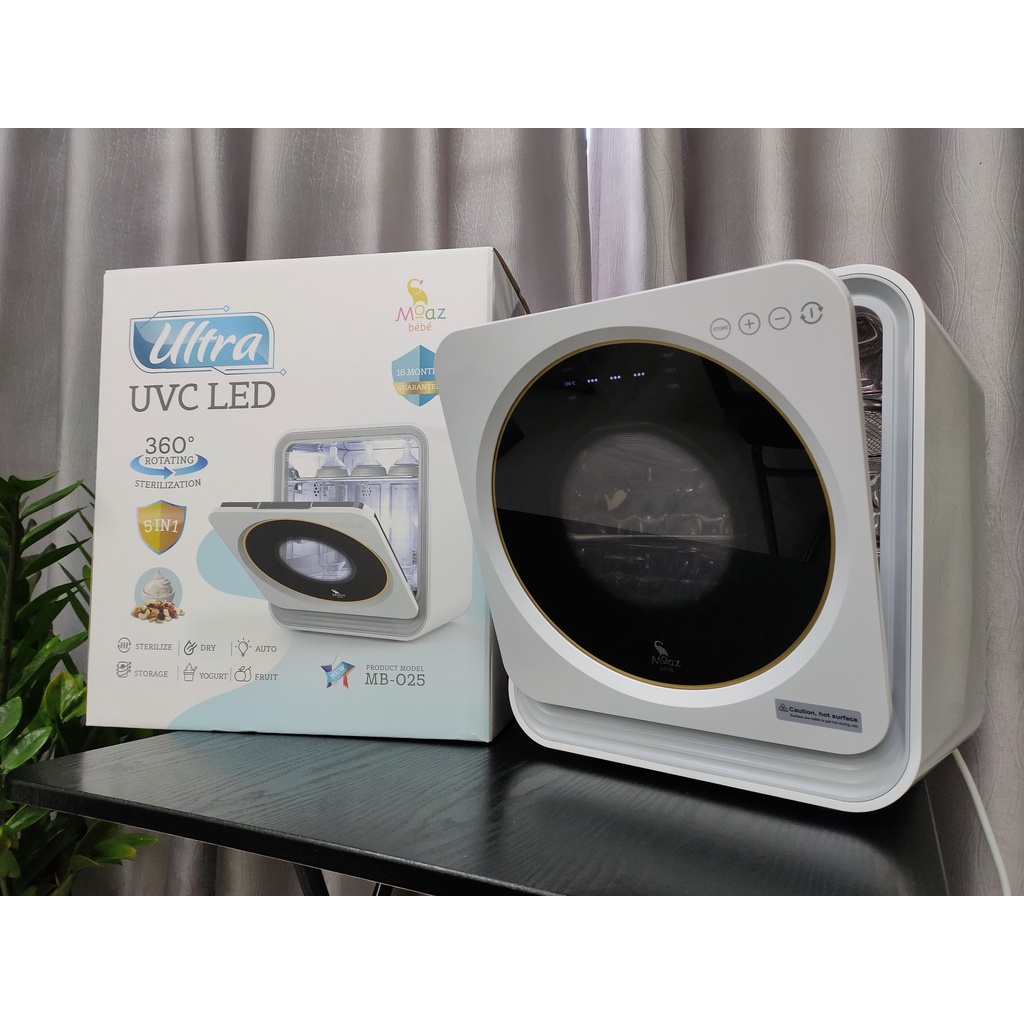 SALE KO ĐỔI TRẢ - Máy tiệt trùng sấy khô tia UV-C Moazbebe