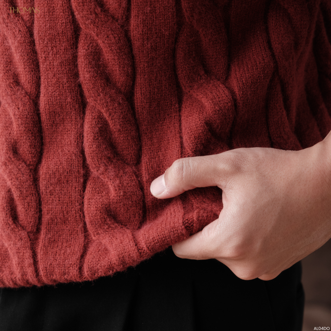 Áo Sweater Twisted-Wool Len Viscose Form Relaxed_thumbnail_7