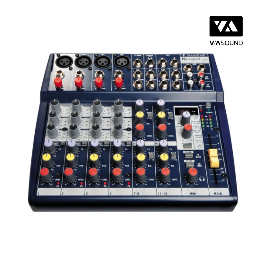 Bàn Mixer SOUNDCRAFT NOTEPAD 124FX