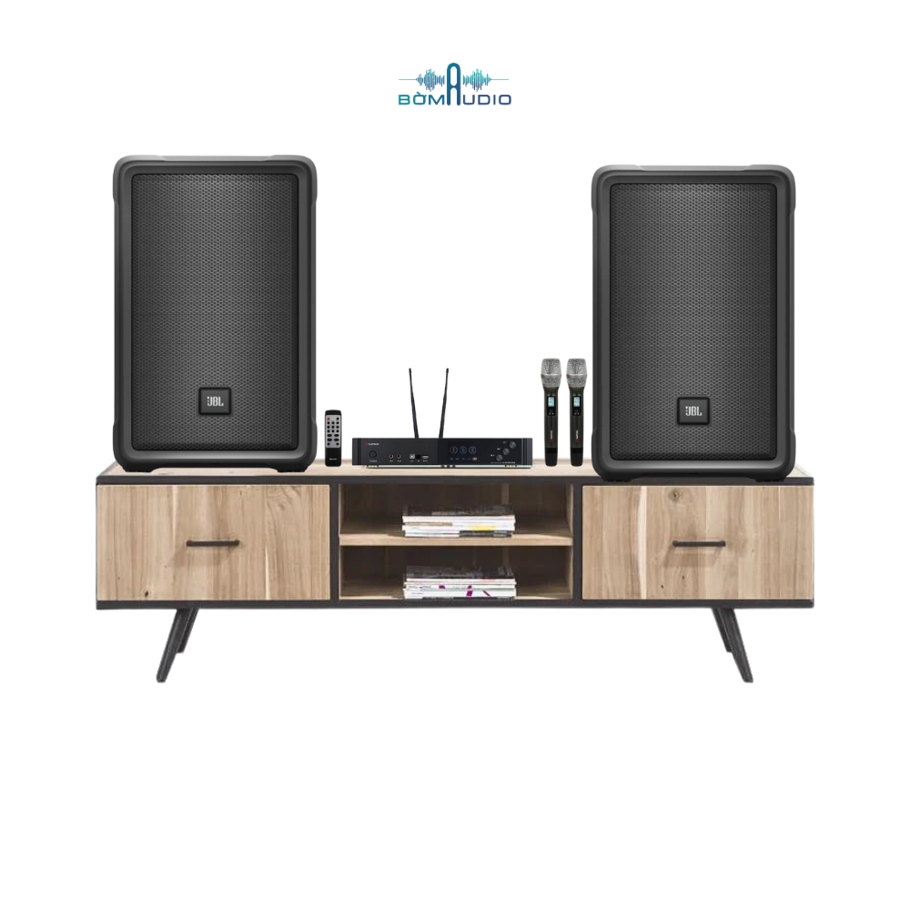 Combo Loa PA Active JBL IRX 108BT + Micro Tích Hợp Mixer SUMICO SU 910 - B355_thumbnail_0