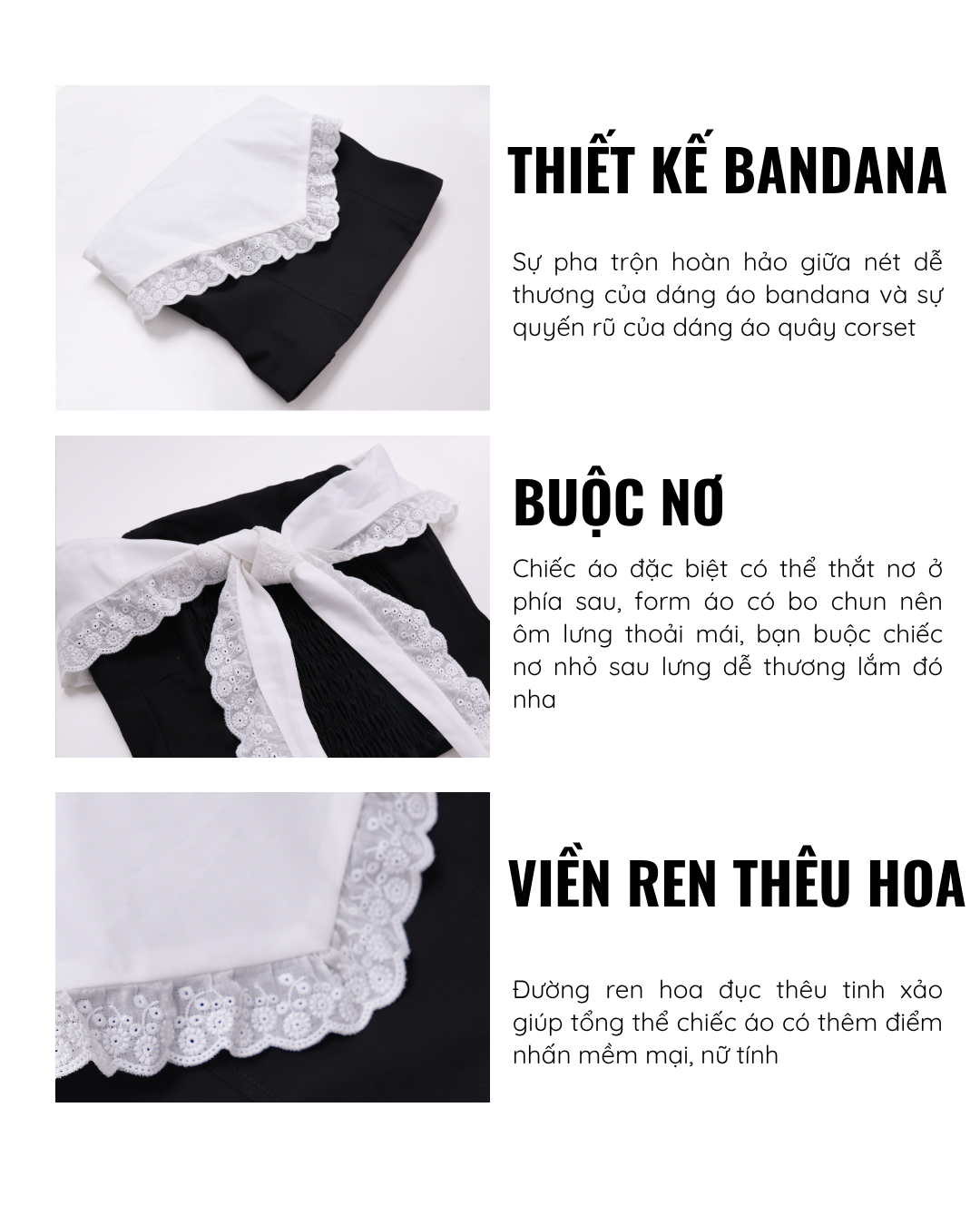 Áo croptop kiểu yếm phối ren Jennie_thumbnail_2
