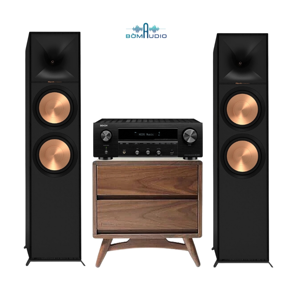 Combo Amply DENON DRA-800H + Loa Cột KLIPSCH R-800F - B83_thumbnail_1