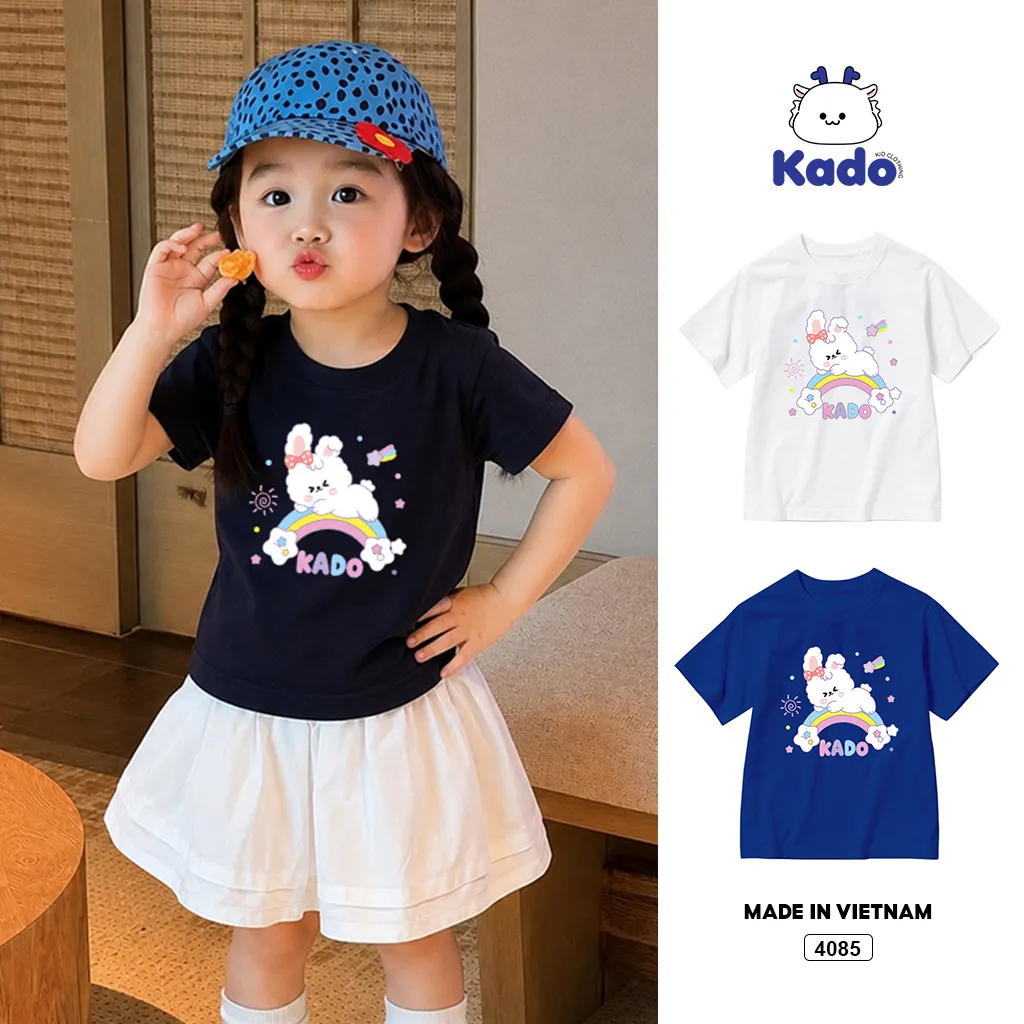 Áo thun trẻ em Thỏ bông đáng yêu Kado 4085