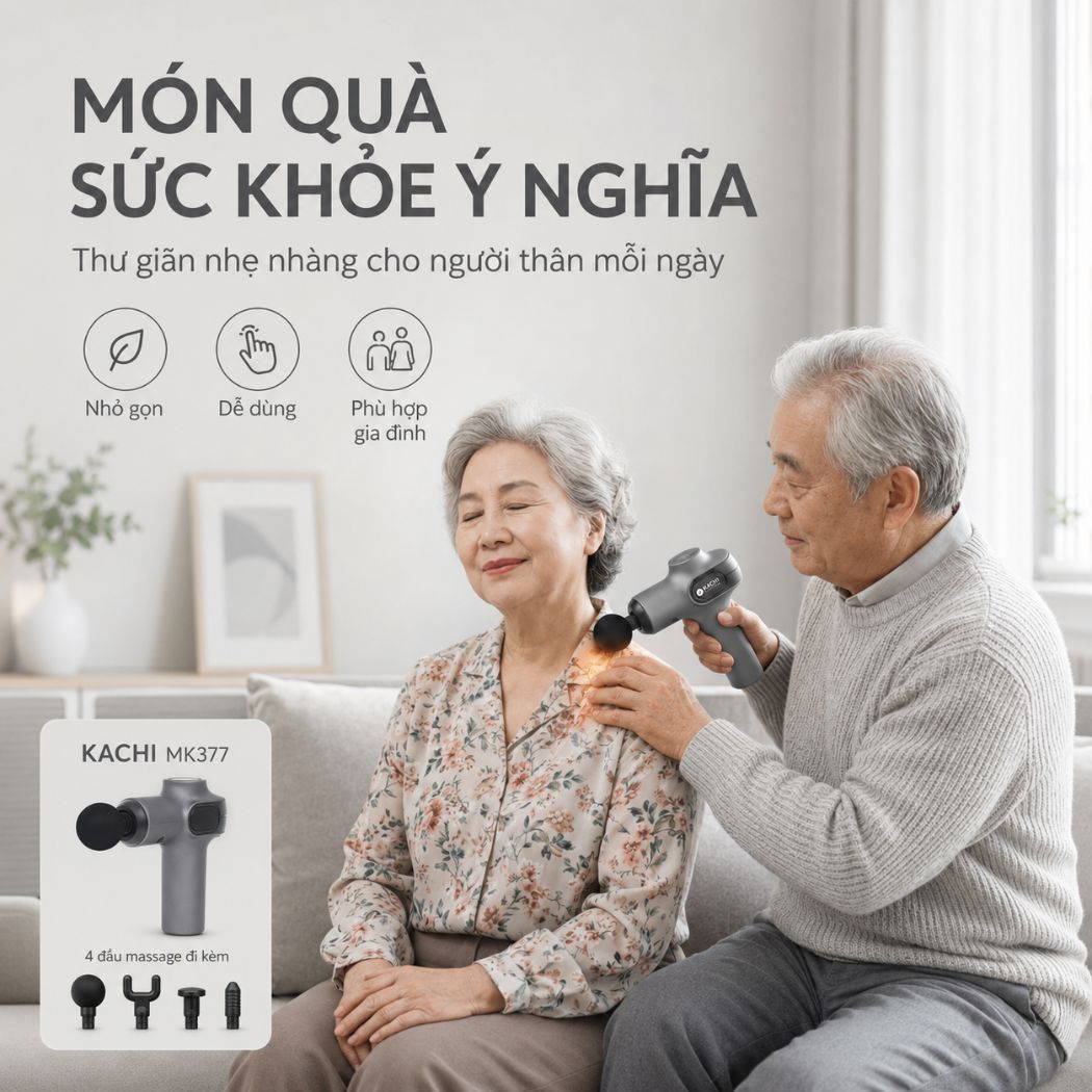 Súng massage trị liệu cầm tay đa năng Kachi MK377_thumbnail_7